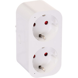 ATLO ATLO-P2F-TUYA Smart Plug Wi-Fi Bluetooth 2 Outlets 16A 3680W Energy Monitoring Tuya Smart Life