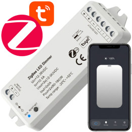 LED Controller Dimmer Mono 2CH*5A SD Series ZigBee TUYA 5906203621552