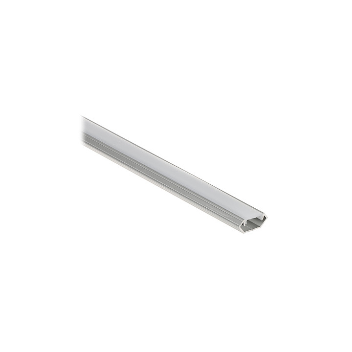Профиль для светодиодной ленты PR-LED/CA/2M угловой 2м серебристый с крышкой