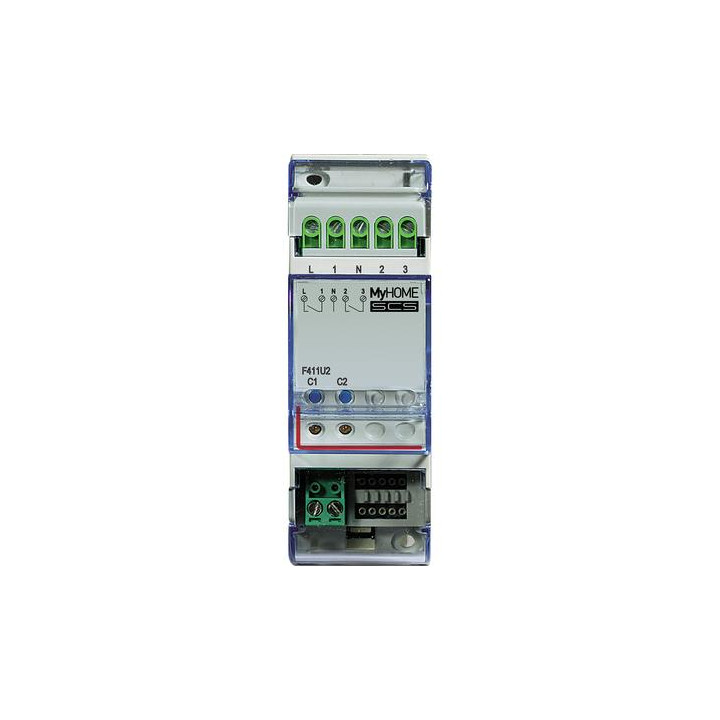 Actuator 2-channels management for lamps