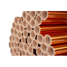 FEINROHREN CZF794 Straight Copper Tube 40 Bar 5/8 inch 15.87x0.8 mm, 5 m