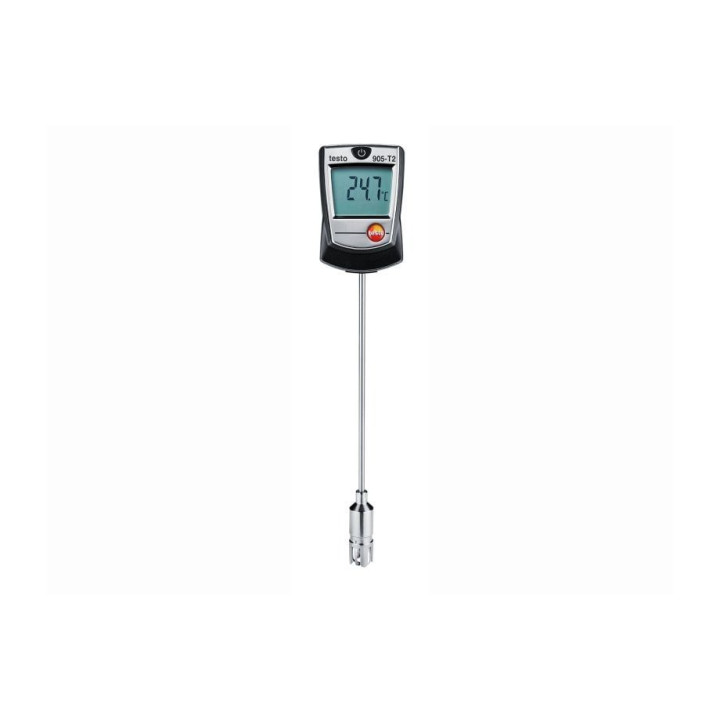 Surface thermometer Testo 905-T2 with sprung thermocouple probe and swivel display