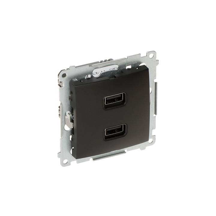 KONTAKT Simon DC2USB.01/49-SIMON54 Premium USB Charging Socket – 2x 5V DC / 2.1A USB-A Ports