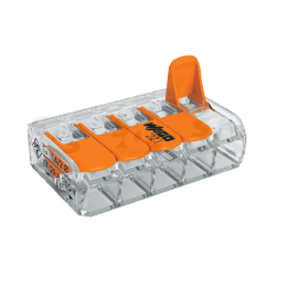 WAGO 221-415 5-terminal connector 0.2-4 mm²