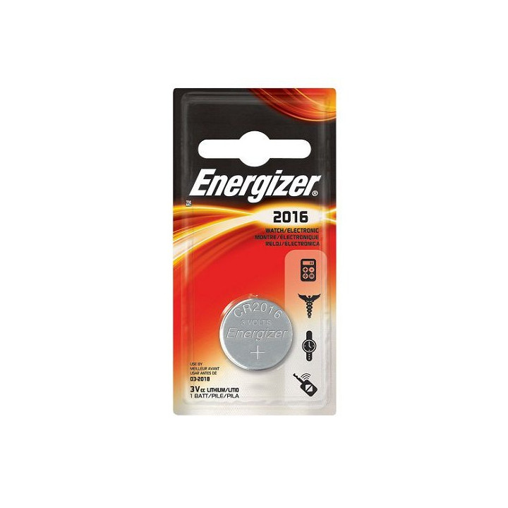 Литиевая батарея Energizer CR2016 3 В 100 мАч 1 шт.
