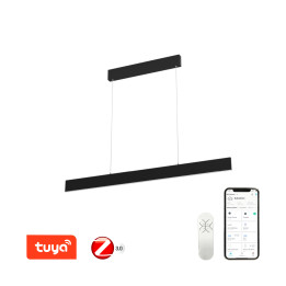 Immax NEO LISTON Smart Pendant Light 118cm 18W Black Zigbee 07076-7