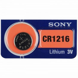 Sony CR1216 / DL1216/ ECR1216 3 В 30 мАч Литая электроника (электроника) батарея 1 ГБ. (разотс Япония)