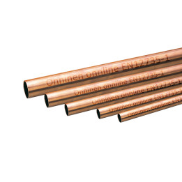 ONNLINE CHA913 Copper Straight Tube 3/4" 19.05x1.25 mm 5 m