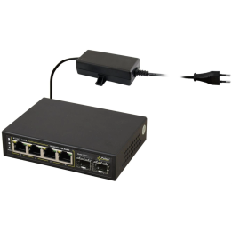 Conmutador Pulsar SFG64 PoE (4 × PoE, 2 × SFP)