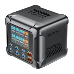 Зарядное устройство Blitzwolf BW-S33 420 Вт, 8 портов