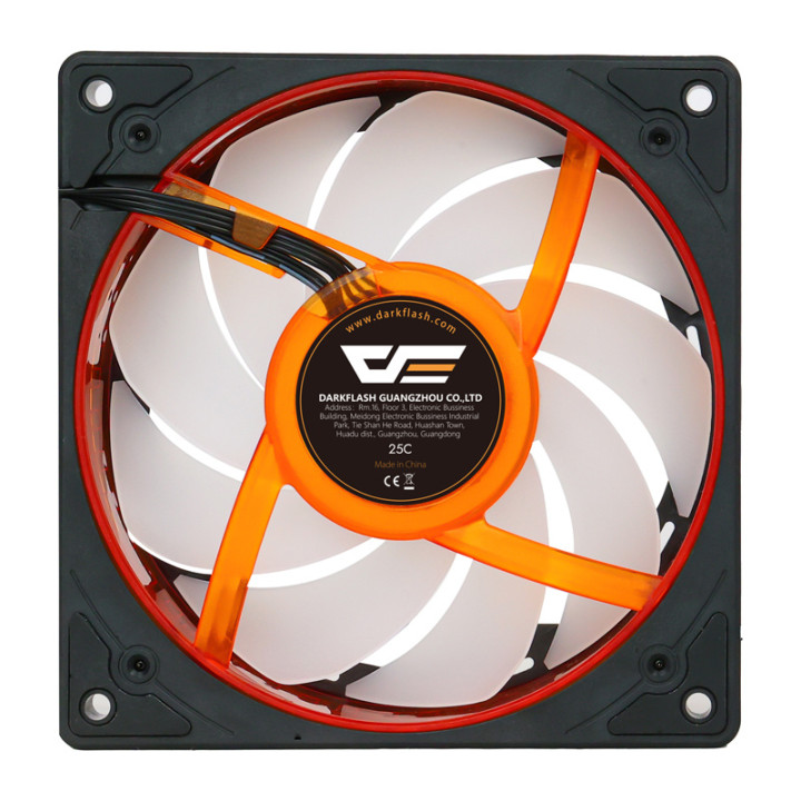 darkFlash DE8 120mm ARGB Cooling Fan (Black)