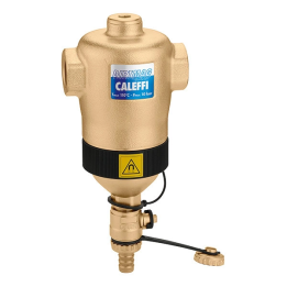 CALEFFI DIRTMAG 546318 – brass dirt separator with magnet 1 1/2"