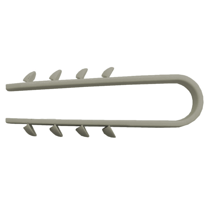 BP DA 3-13/10p Clamps for pipes gray (in a package of 10 pcs.)