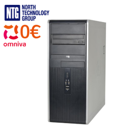 Lietots HP Minitower DC7800p Core 2 Duo E6750 2x2.66 GHz 2GB RAM 160GB HDD Windows Vista Busines