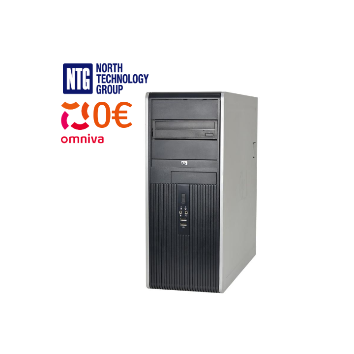 Lietots HP Minitower DC7800p Core 2 Duo E6750 2x2.66 GHz 2GB RAM 160GB HDD Windows Vista Busines