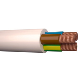 PRYSMIAN H05VV-F 3G0.75 Flexible Cable White 100m