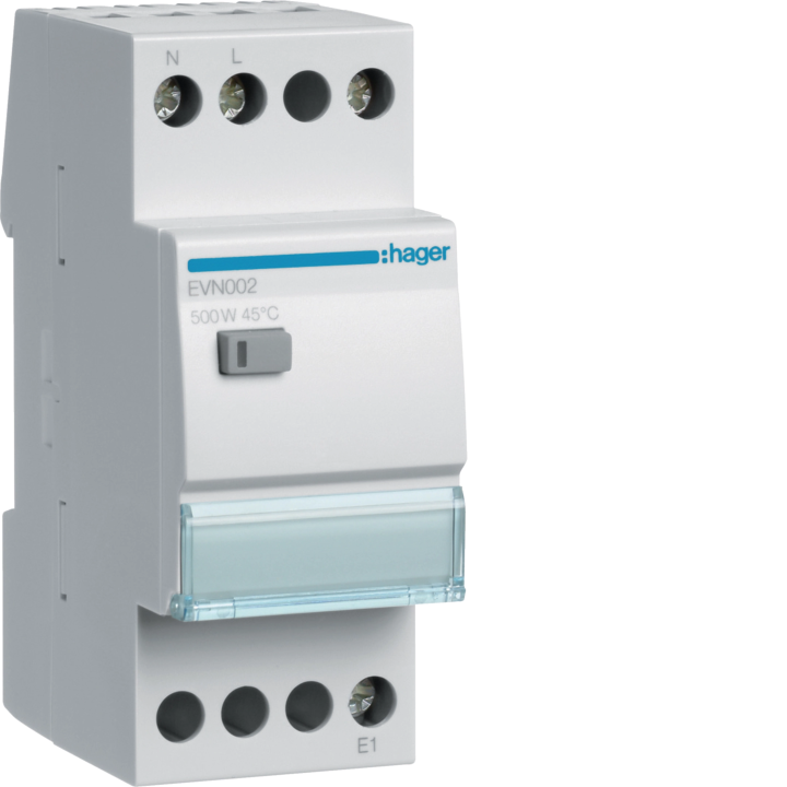 Hager EVN002 LED/CFL DIN-rail Dimmer 500W