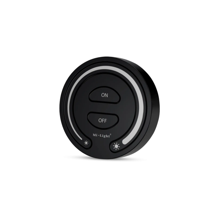 Wall mounted controller MONO Round black 1-zone 2xAAA FUT087B
