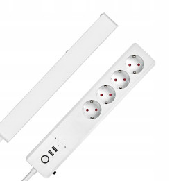 Tuya Zigbee Smart Power Strip 4 Outlets + 2 USB-A Charging Ports 5904496827095