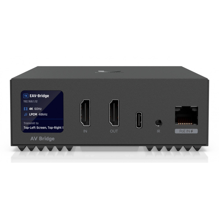 Ubiquiti Enterprise Audio/Video Bridge AV transmitter & transceiver Black