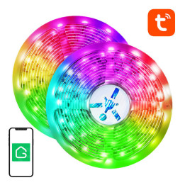 Taśma świetlna LED RGB NiteBird SL3 Smart WiFi (2x5m) Tuya