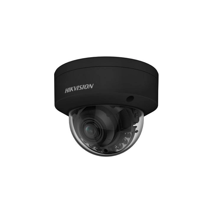 Hikvision DS-2CD2747G2HT-LIZS(2.8-12)/eF/BLK 4 MP Smart Hybrid Light ColorVu Motorized Varifocal Dome IP Camera with PoE