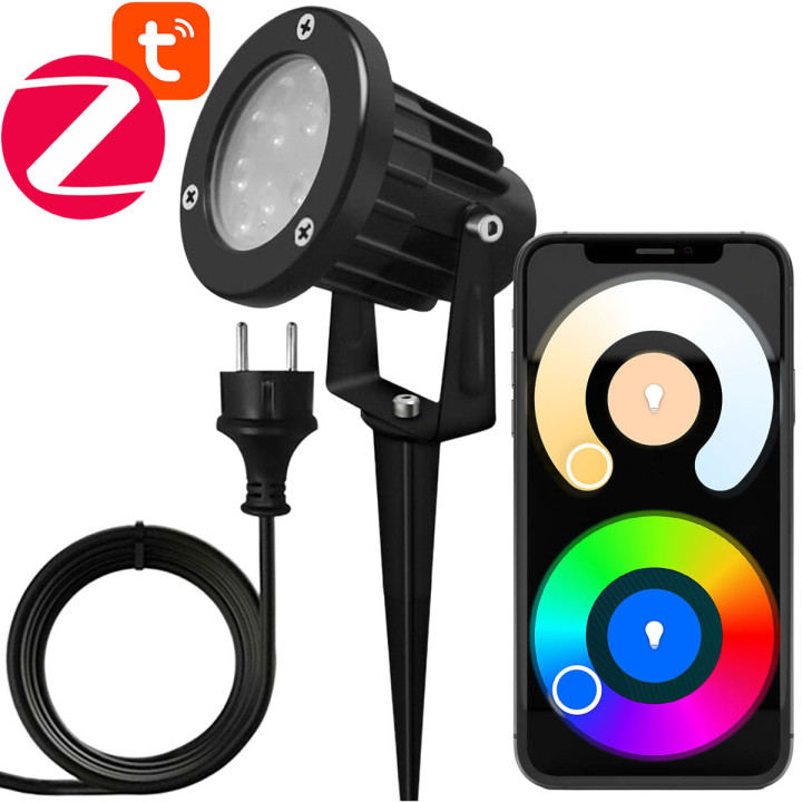 Tuya GL Series ZigBee 3.0 Pro RGBCCT Garden Floodlight 7W IP66 3m Cable
