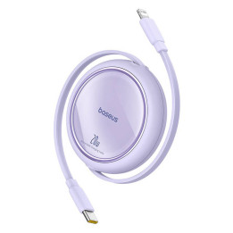 Baseus Free2Pull USB-C to Lightning Cable 20W 1m Purple P10364501511-00