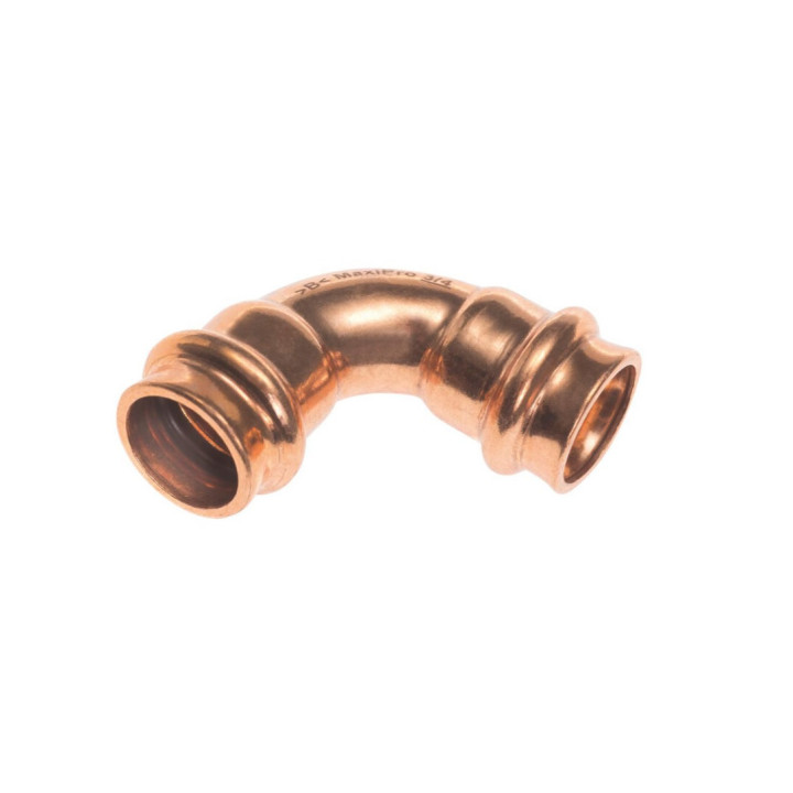 MAXIPRO 90° Elbows 1/4" Copper Press Fitting Pack 5
