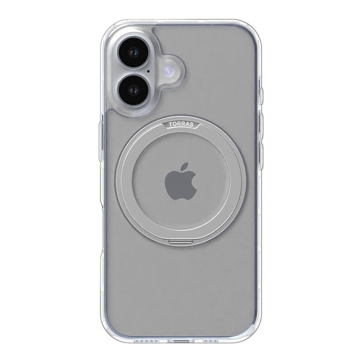 Torras Ostand Pro Case for iPhone 16 (Transparent) X00FX1904
