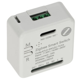 ATLO ATLO-SW1ZU-TUYA Zigbee умный настенный выключатель, 1-клавишный, сенсорное управление, совместим с Tuya/Smart Life/Amazon A