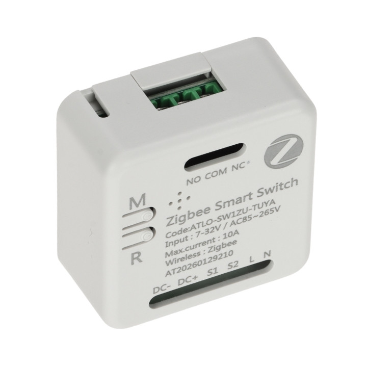 ATLO ATLO-SW1ZU-TUYA Zigbee умный настенный выключатель, 1-клавишный, сенсорное управление, совместим с Tuya/Smart Life/Amazon A