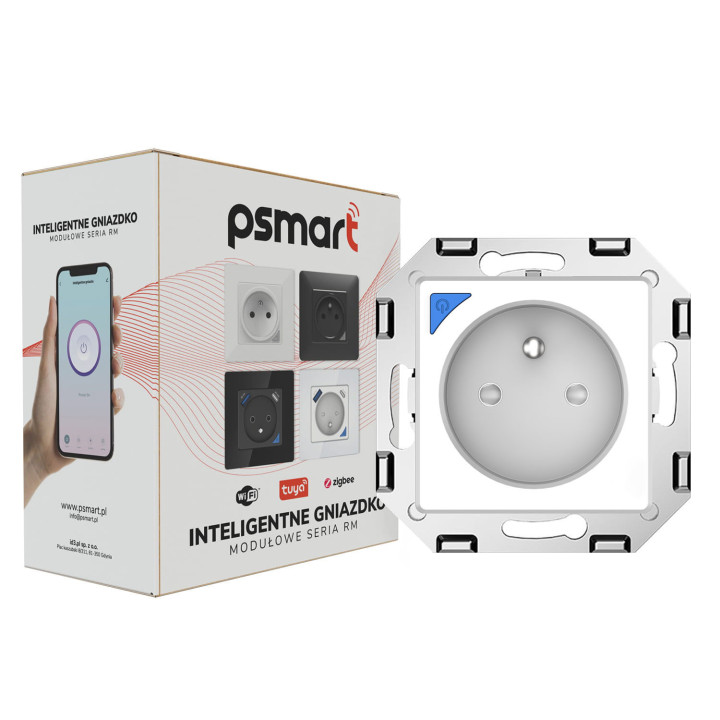 Psmart RM Series Smart WiFi Socket with Energy Monitoring - White (No Frame)