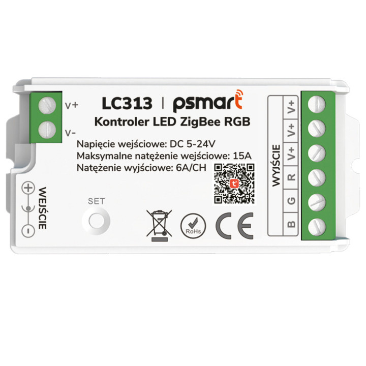 Psmart Mini LED RGB Controller 5-24V 15A PX Series ZigBee TUYA