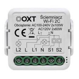 OXT SWT25 Mini WiFi Dimmer Module 2 Circuits Tuya