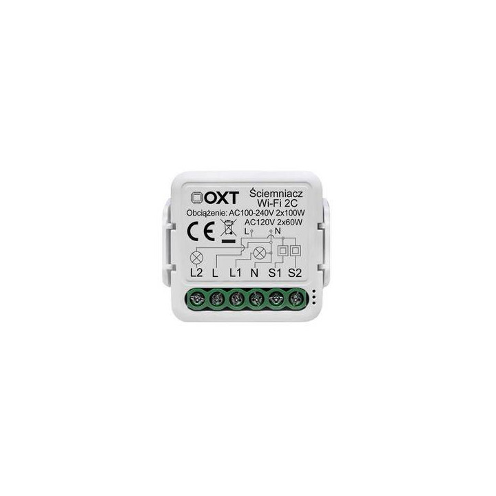 OXT SWT25 Mini WiFi Dimmer Module 2 Circuits Tuya