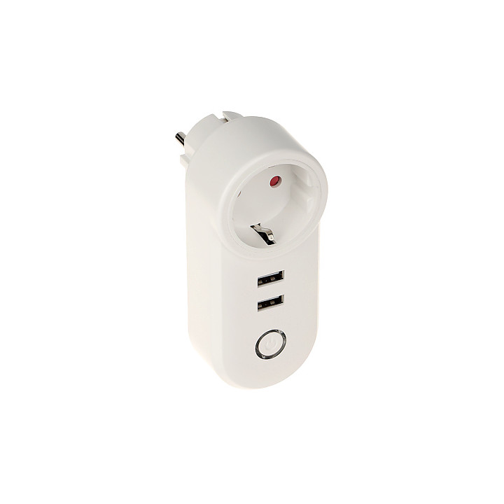 Sumanus ATLO-P1U2-TUYA Wi-Fi умная розетка с 2 USB портами, приложение Tuya Smart Life, голосовое управление
