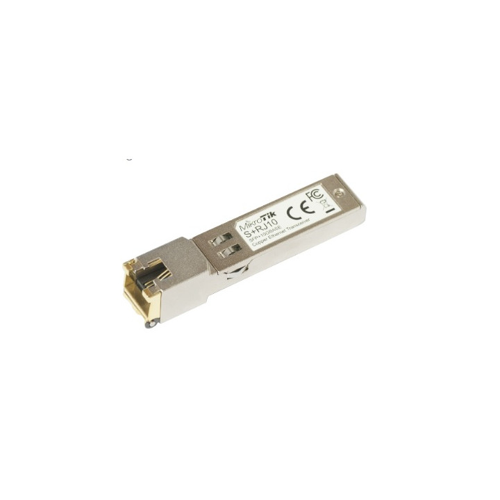 Mikrotik S+RJ10 - moduł miedziany