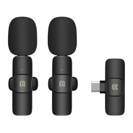 Puluz PU3151B Wireless Lavalier Microphone USB-C