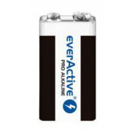 everActive Pro Alkaline 9V 6LR61 550mAh Professional Industrial Battery 1pcs
