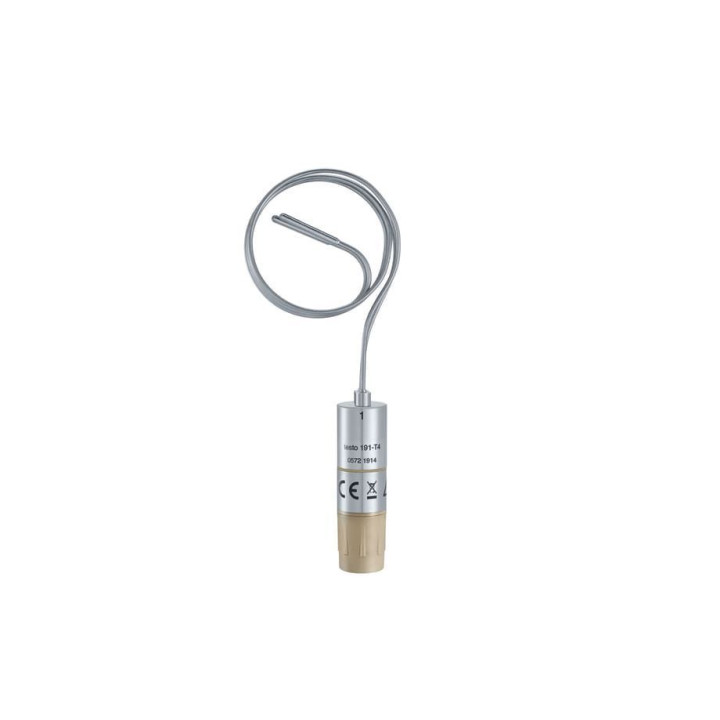 HACCP temperature data logger Testo 191-T4 with two long flexible probes for food production validation