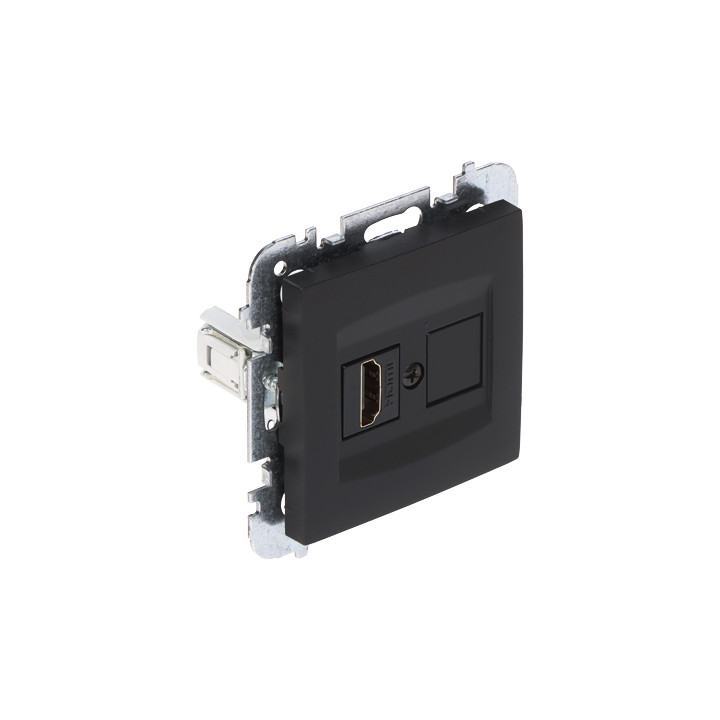 Elektro-Plast SANTRA/4191-19/EPN HDMI Wall Socket - Single Gang HDMI Female Connector