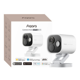 Aqara G5 Pro камера-хаб – Wi-Fi, Zigbee, Thread, Matter, HomeKit Secure Video, IP65 уличный шлюз умного дома, белый