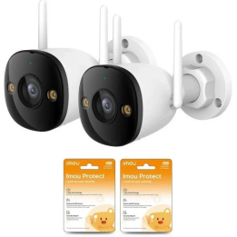 Set of 2 Imou bullet 3 5MP IP cameras with Imou Protect clouds