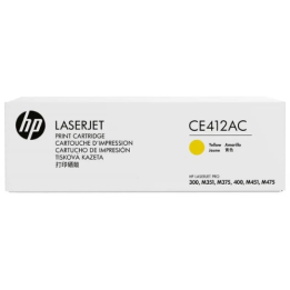 HP Laserjet CE412AC dzeltens (yellow) tonera kārtridžs 300/M351/m375/400/M451/M475 printeriem