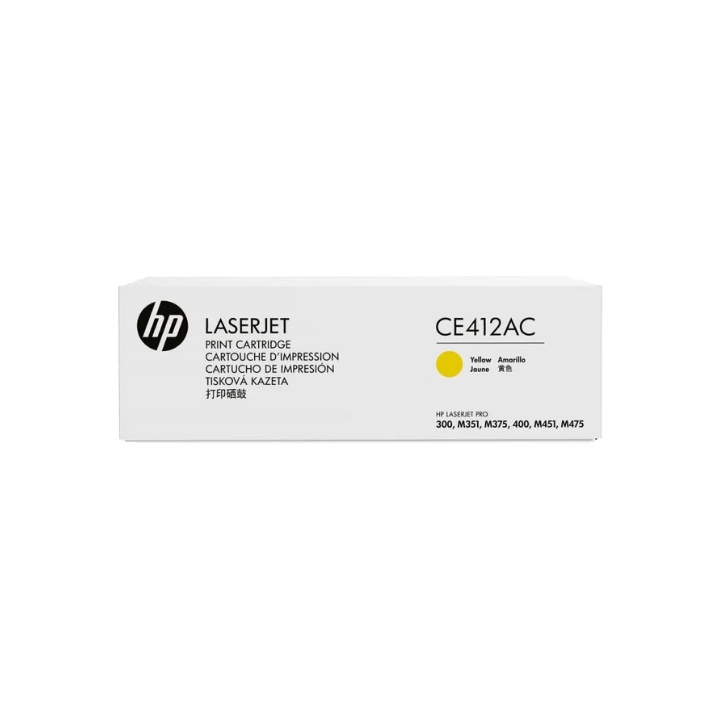 HP Laserjet CE412AC dzeltens (yellow) tonera kārtridžs 300/M351/m375/400/M451/M475 printeriem