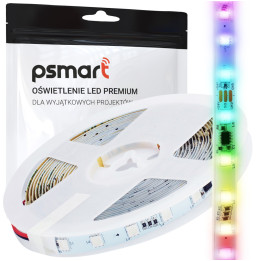 Taśma LED Psmart 24V RGBIC WS2811 IP20 60LED/m 10mm 5m