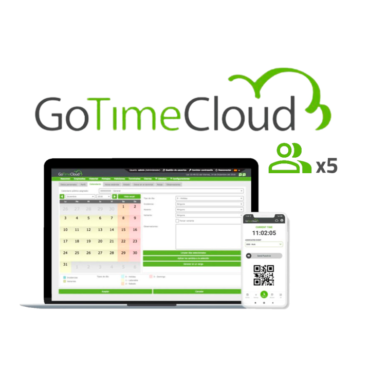 ZKTECO ZK-GOTIMECLOUD-5 Network IP Access Controller with RFID, PIN, Fingerprint & Face Recognition