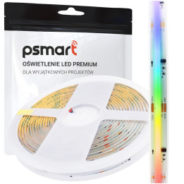 Taśma LED Psmart COB 12V RGBIC IP20 10mm 720LED/m 5m