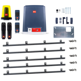 Комплект BFT DEIMOS Ultra BT B600 INT KIT + 5 м зубчатой рейки - для откатных ворот весом 600 кг